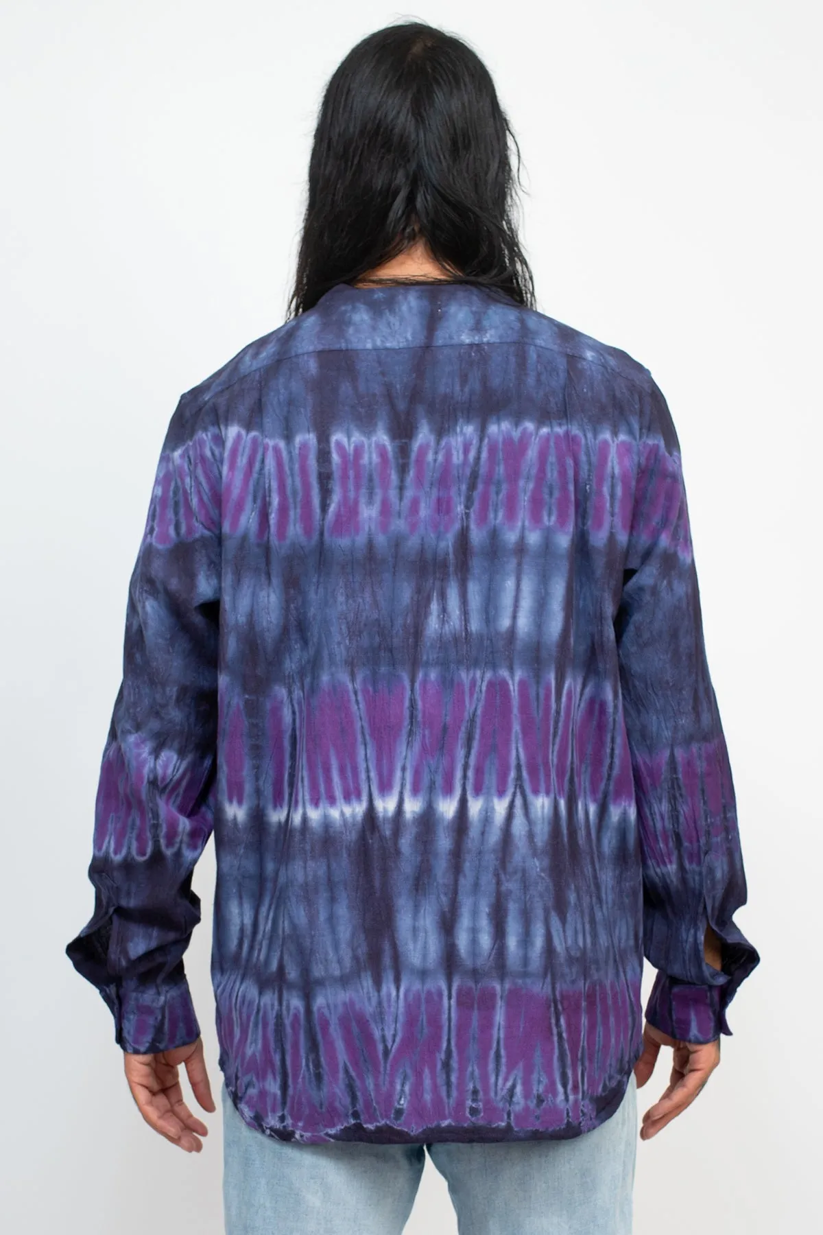 Homespun Tie Dye Long Sleeve Henley